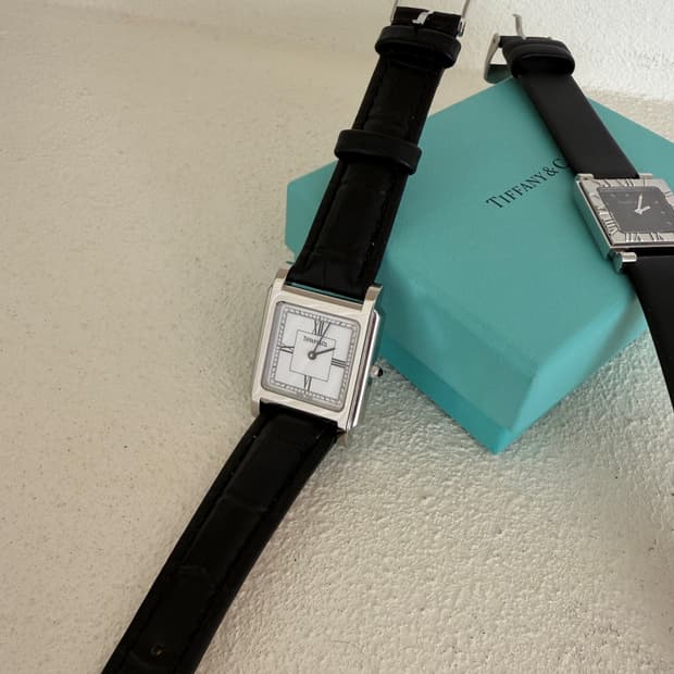 [Tiffany&co] Roman Tank Watch