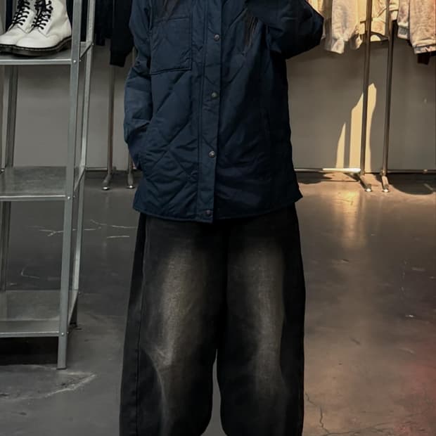 폴로진스 성조기패치 퀄팅자켓 A3601