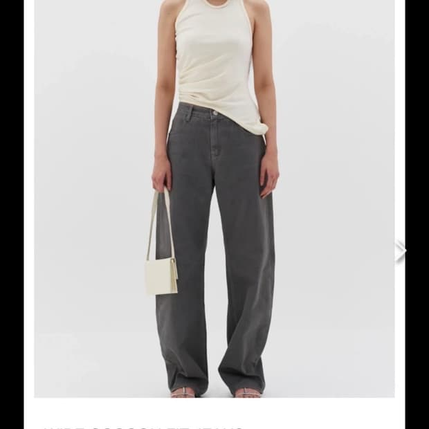 로우클래식 코쿤 데님 팬츠