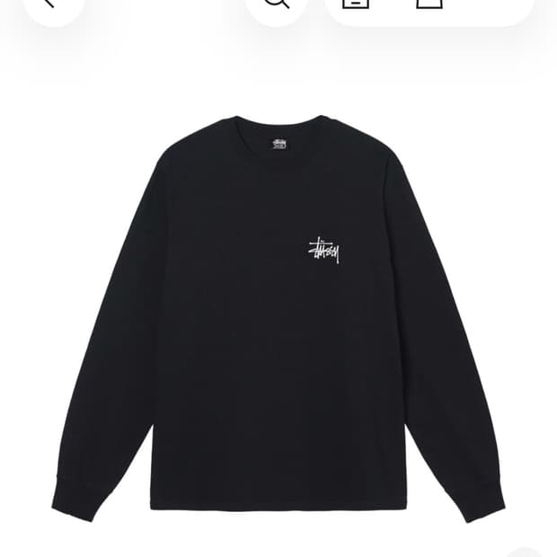 스투시 롱슬리브