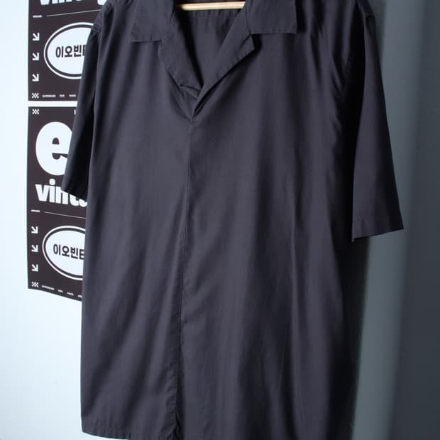 (2XL) 에잇세컨즈 반팔 카라 티셔츠 빅사이즈 브이넥-H35358
