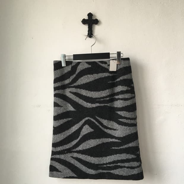 Zebra pattern skirt