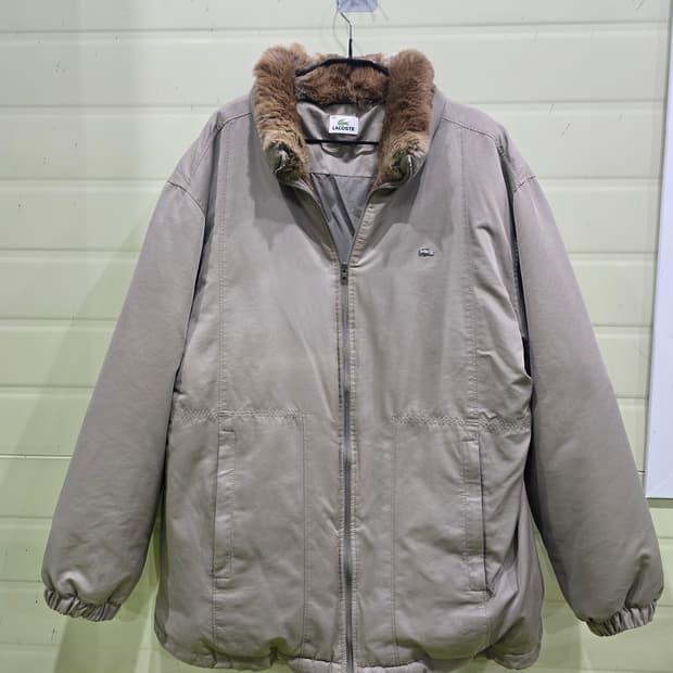 라코스테 퍼 카라 패딩 점퍼