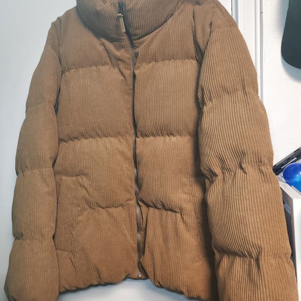 GU 히트 패티드 코듀로이 블루종 패딩 XL