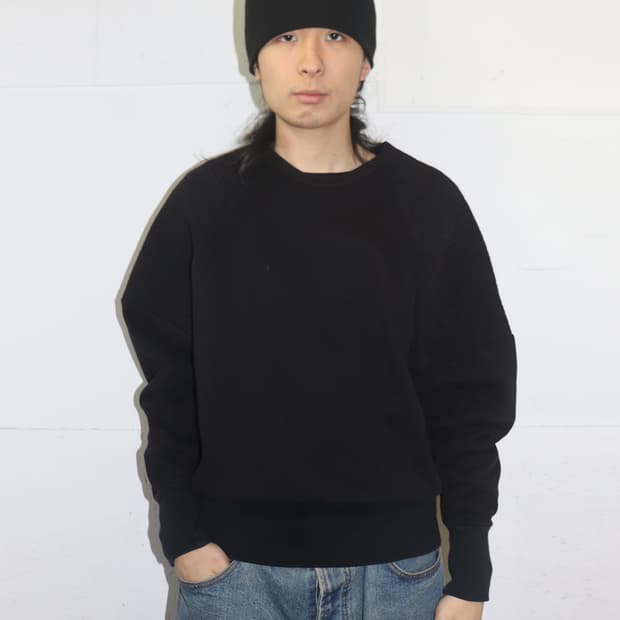 율리우스 17AW "Neuromantika" 바이커 디테일 스웨트셔츠