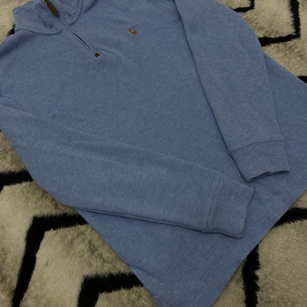 [M]폴로랄프로렌 코튼 반집업/블루