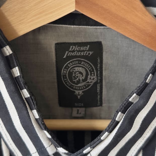 [DIESEL INDUSTRY] stripe shirt