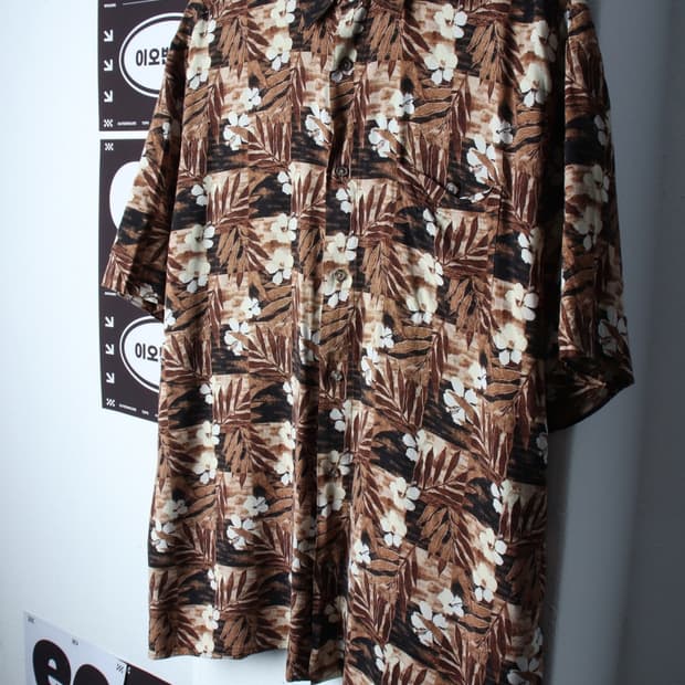 (L-2XL) 브랜드빈티지 반팔셔츠 남방 USA 하와이안-H33363