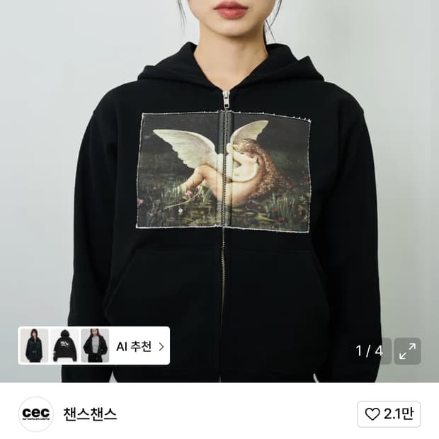 챈스챈스 후드집업