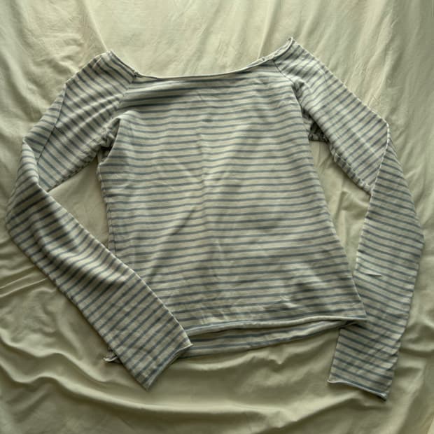 브랜디멜빌 스트라이프 오프숄더