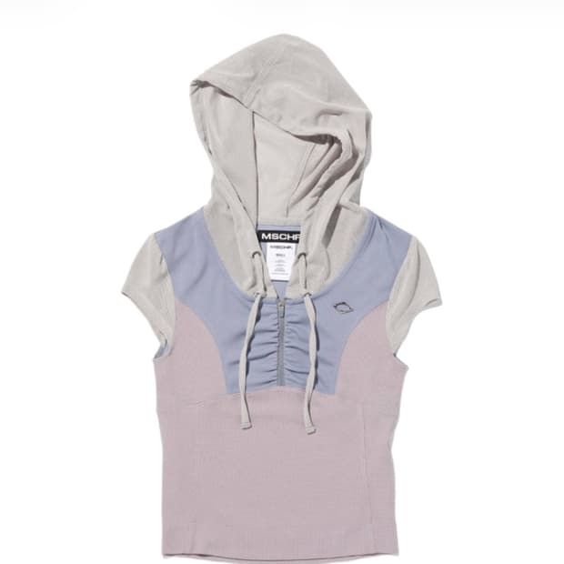 mschf 미스치프 HOODED TRACK HALF ZIP-UP (LIG
