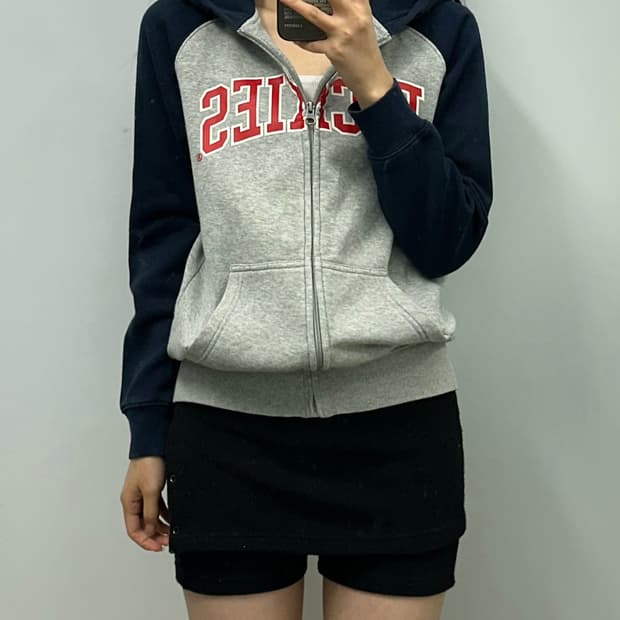 디키즈 나그랑 배색 후드집업 