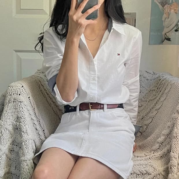 [택있는 새상품]타미힐피거 옥스포드 셔츠 44~55사이즈