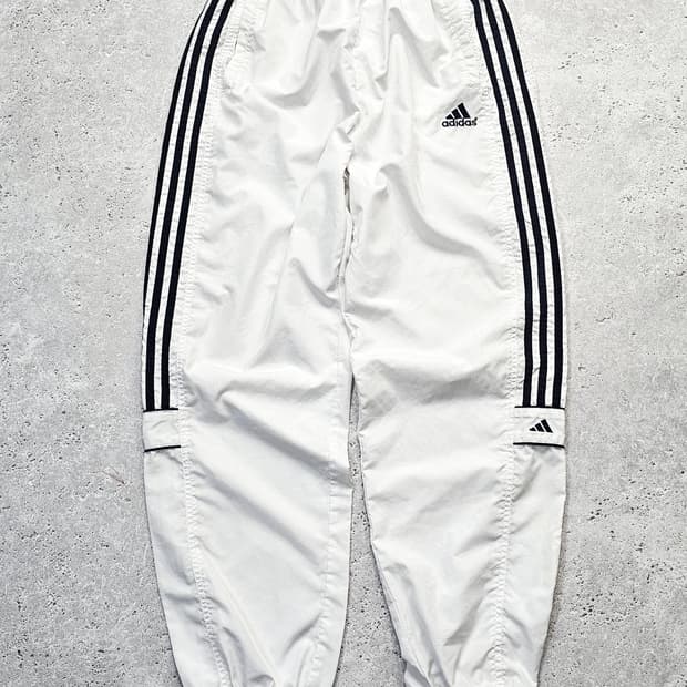 대장 아디다스 삼선 흰검 트랙팬츠 바람막이 바지