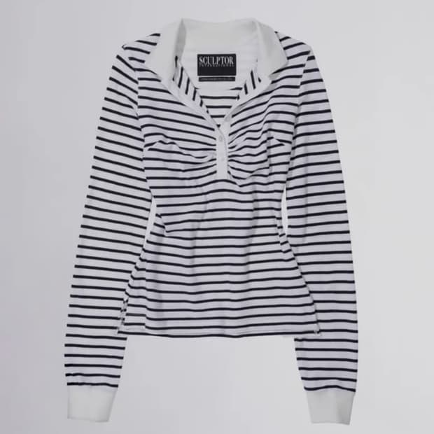 SCULPTOR 스컬프터 셔링 테니스 셔츠 m