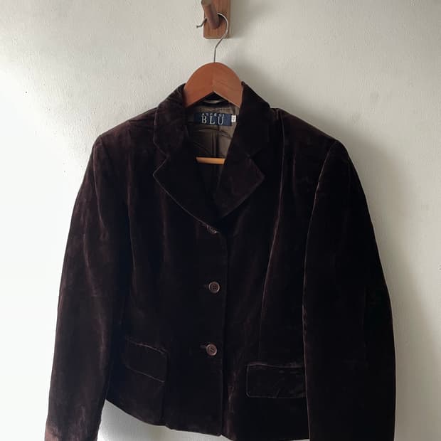 Vintage Aspesi BLU Velvet Jacket