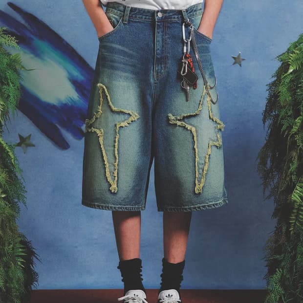 메인부스 (size1) - Spark Denim Shorts(BLUE)