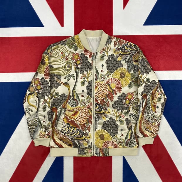 빈티지 자수 자켓 실측 L