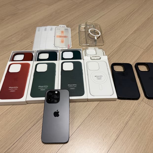 AAA급)아이폰 14프로 스페이스그레이 256GB + 정품케이스