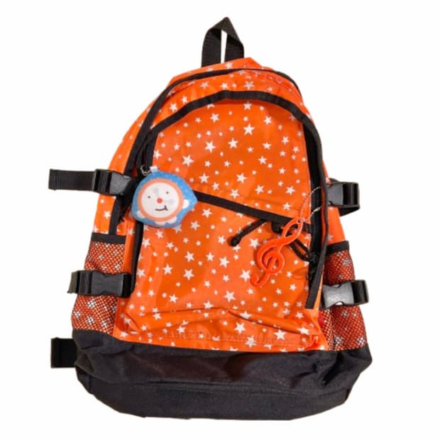 오렌지 별무늬 백팩 🍊