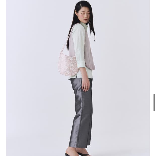 포코포스카 SILKY STRAIGHT TROUSERS