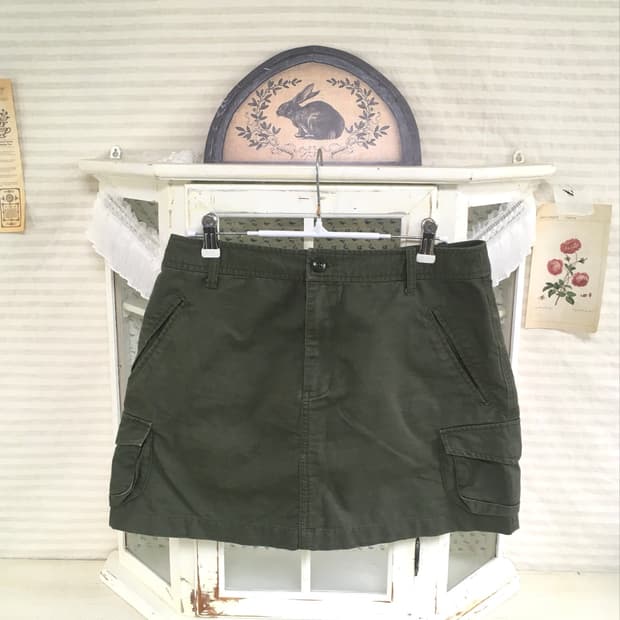 Lowrys farm y2k 카고 포켓 스커트
