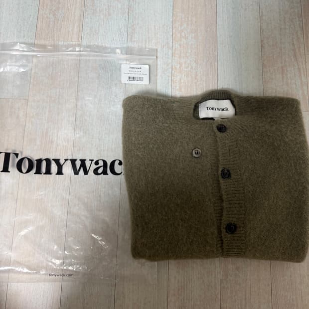 토니웩 모헤어 알파카 가디건