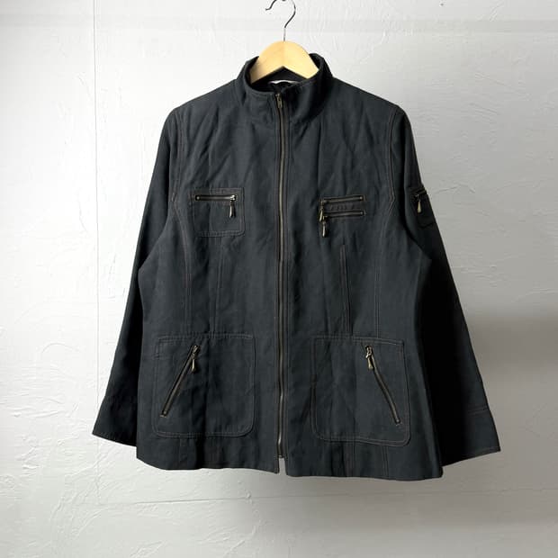 Silk & Road 멀티 지퍼 자켓