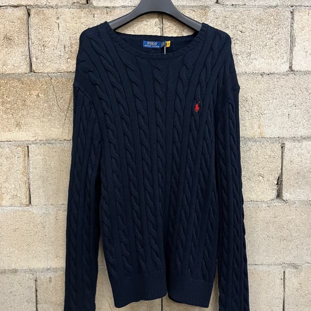 폴로 랄프 로렌 클래식 케이블 니트