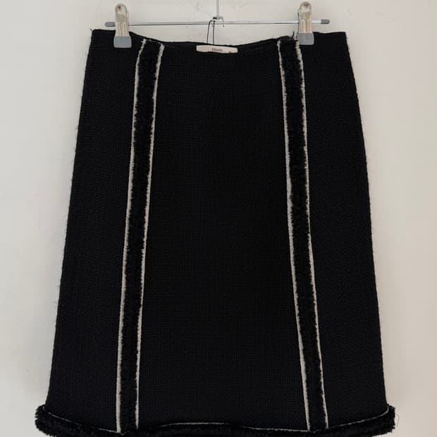 tweed wool skirt