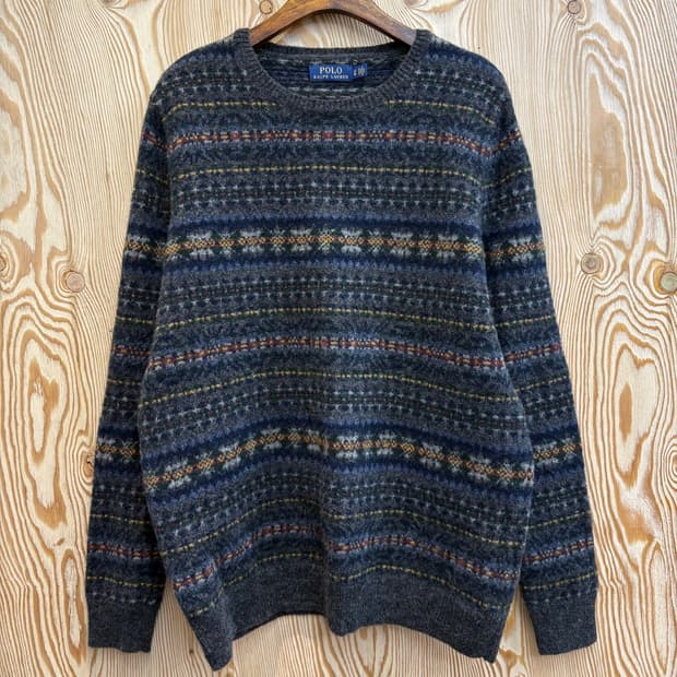 폴로 랄프로렌 페어아일 울 니트