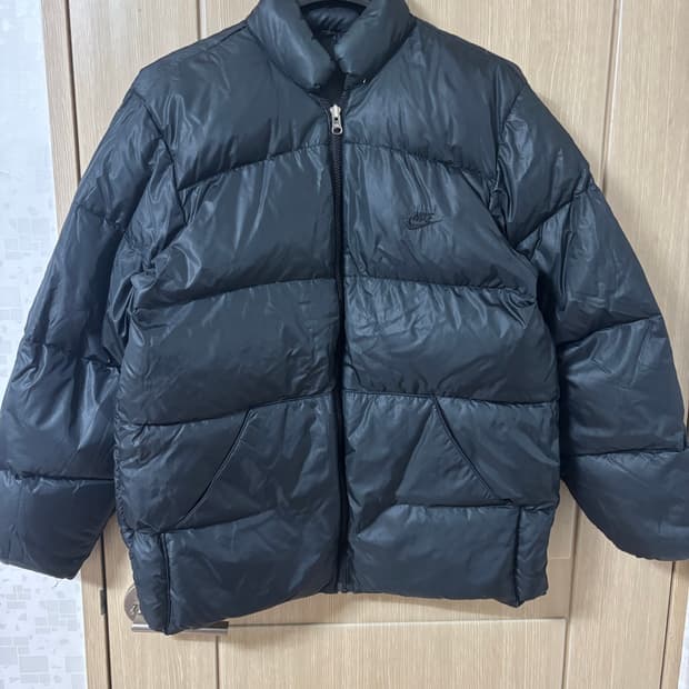 80s 나이키 블랙 패딩 점퍼