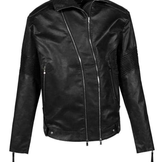 (새상품)juntae kim준태킴 엠보싱 레더자켓