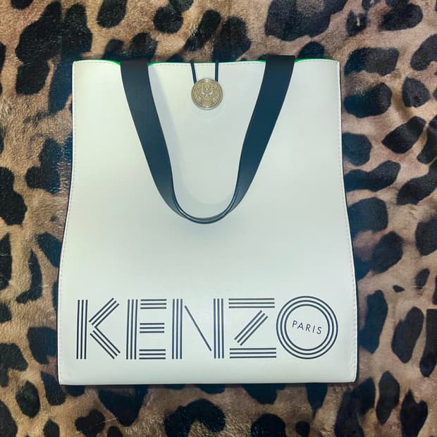 [남녀공용]겐조 h&m 콜라보레이션 가죽쇼퍼백