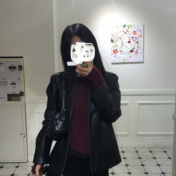 빈티지 리얼레더 가죽자켓 