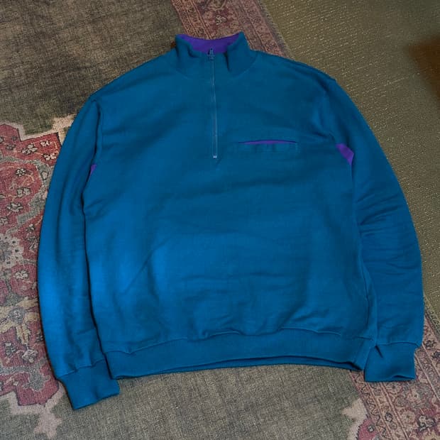 엘엘빈 플리스 반 집업 자켓