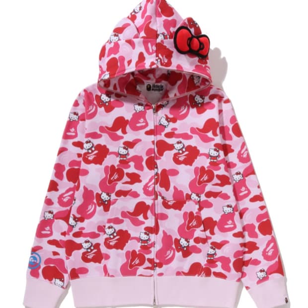 베이프 산리오 후드집업 키티 판매