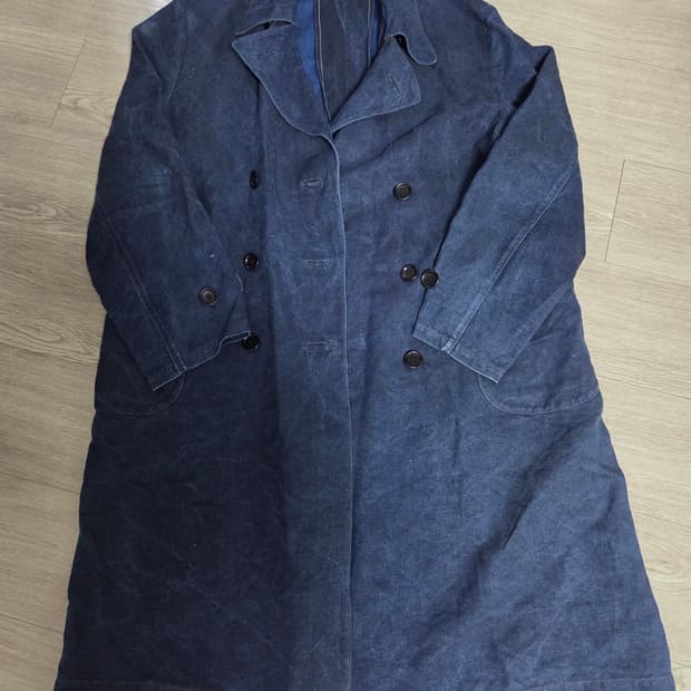 45R 인디고 린넨 코트 5size
