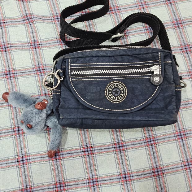 키플링(KIPLING)미니 크로스백 네이비