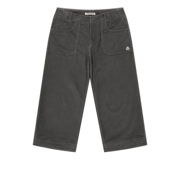 코이세이오 러스틱 코듀로이 카프리 팬츠 차콜 capri pants