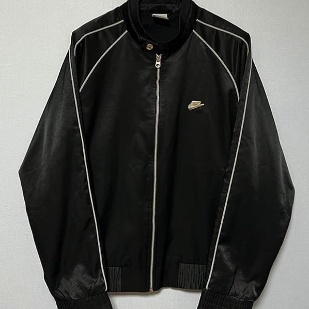 NIKE 나이키 재팬 00s 남자 파이핑 사틴 항공자켓 춘추복 L 100