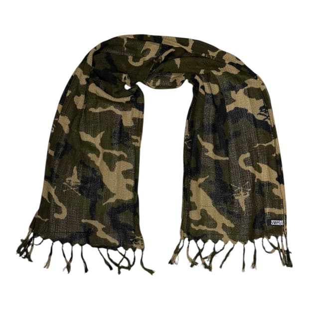 히스테릭 글래머 히스걸 카모 패턴 머플러 스카프 목도리
