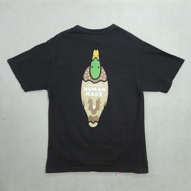 휴먼메이드 덕 반팔티 L