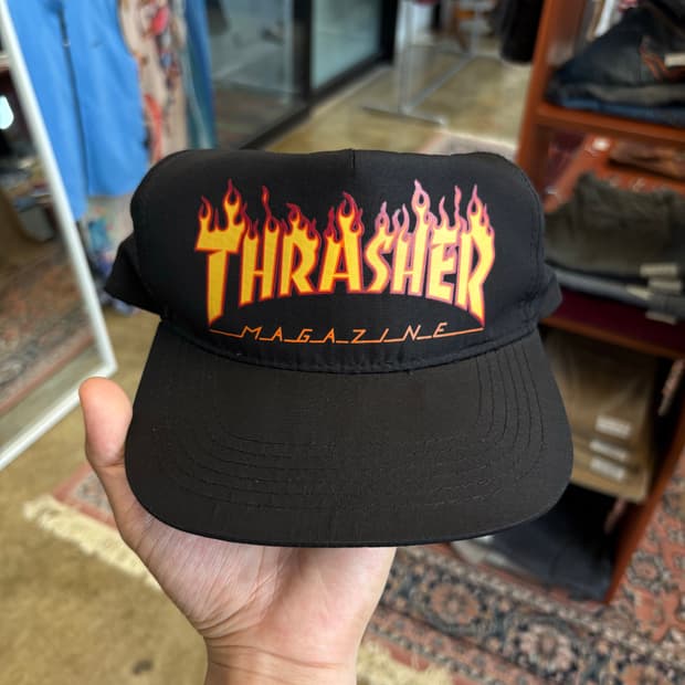 트래셔 THRASHER 로고 캡