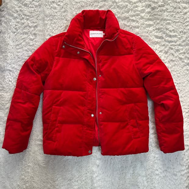 캘빈클라인 진 벨벳 여성 패딩 160/76A