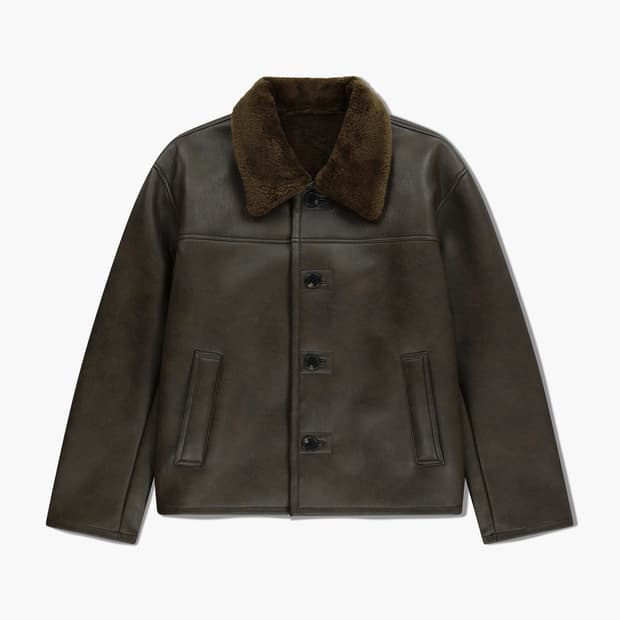 마리떼 프랑소와 저버 / 오버핏 무스탕 LEATHER OVER fit 