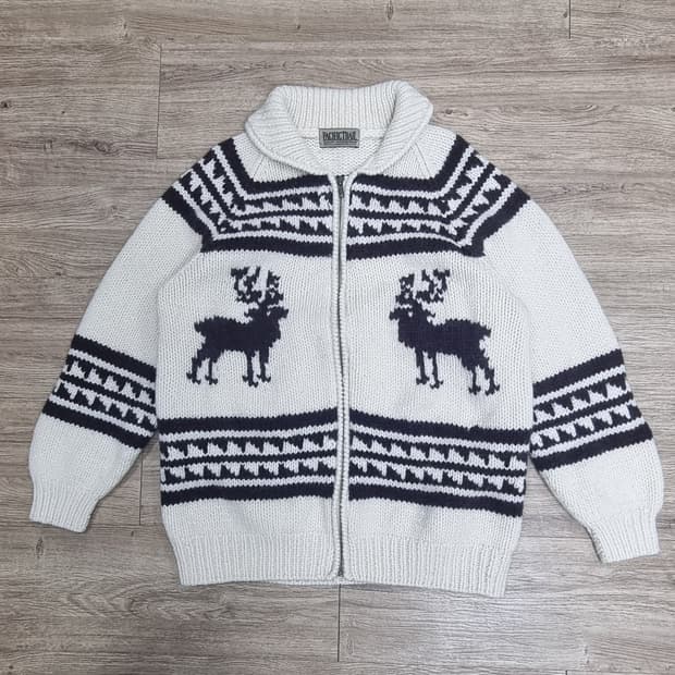 PACIFIC TRAIL 코위찬 울 니트 집업 Free _ 공용,여성추천