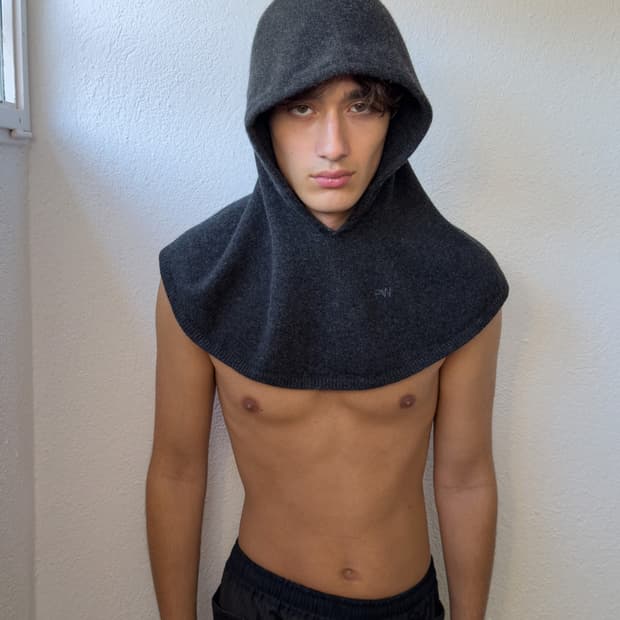 팔로마울 Lucia 후드 케이프/다크 그레이