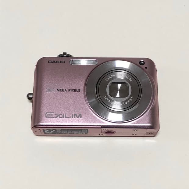 카시오 z1080 핑크 엑슬림 은채디카 디지털카메라
