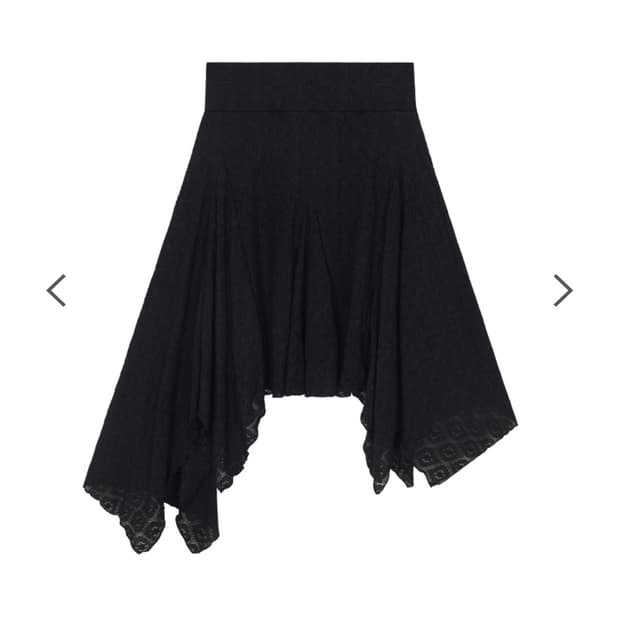애즈온 sia unbalnce skirt